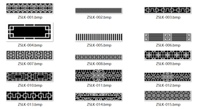 中式镂空系列(1)